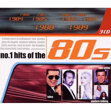 No. 1 Hits of the 80's cd cover