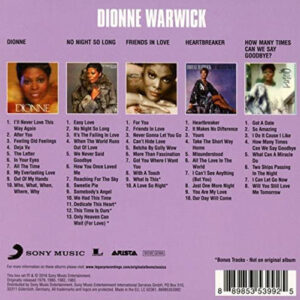 Dionne Warwick - Original Album Classics back cover